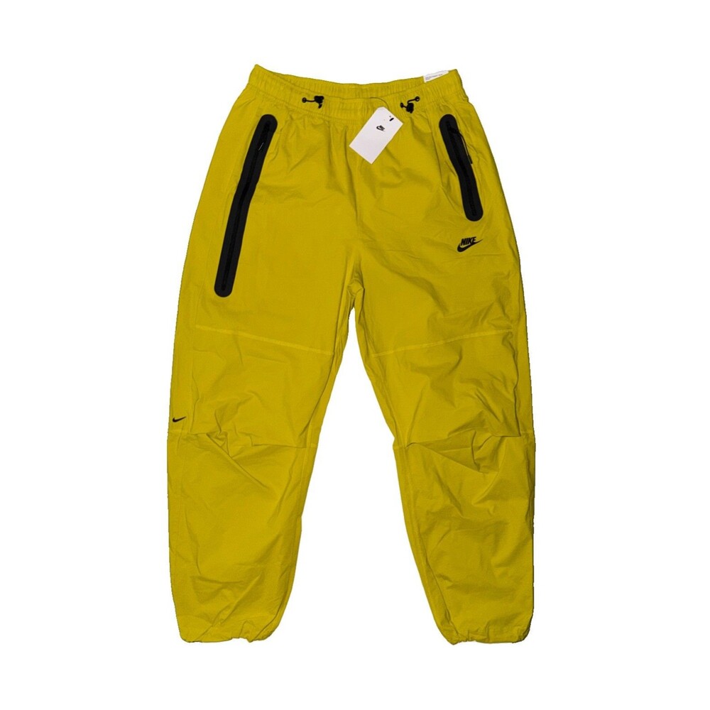 NWT Nike Tech Woven Oversized Pants Yellow Size Men’s Medium HM7158-726 $120